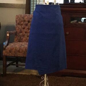 Lane Bryant Royal Blue A-Line Skirt